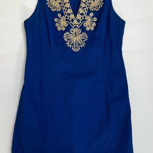 Lilly Pulitzer Gabby Royal Blue  Shift dress